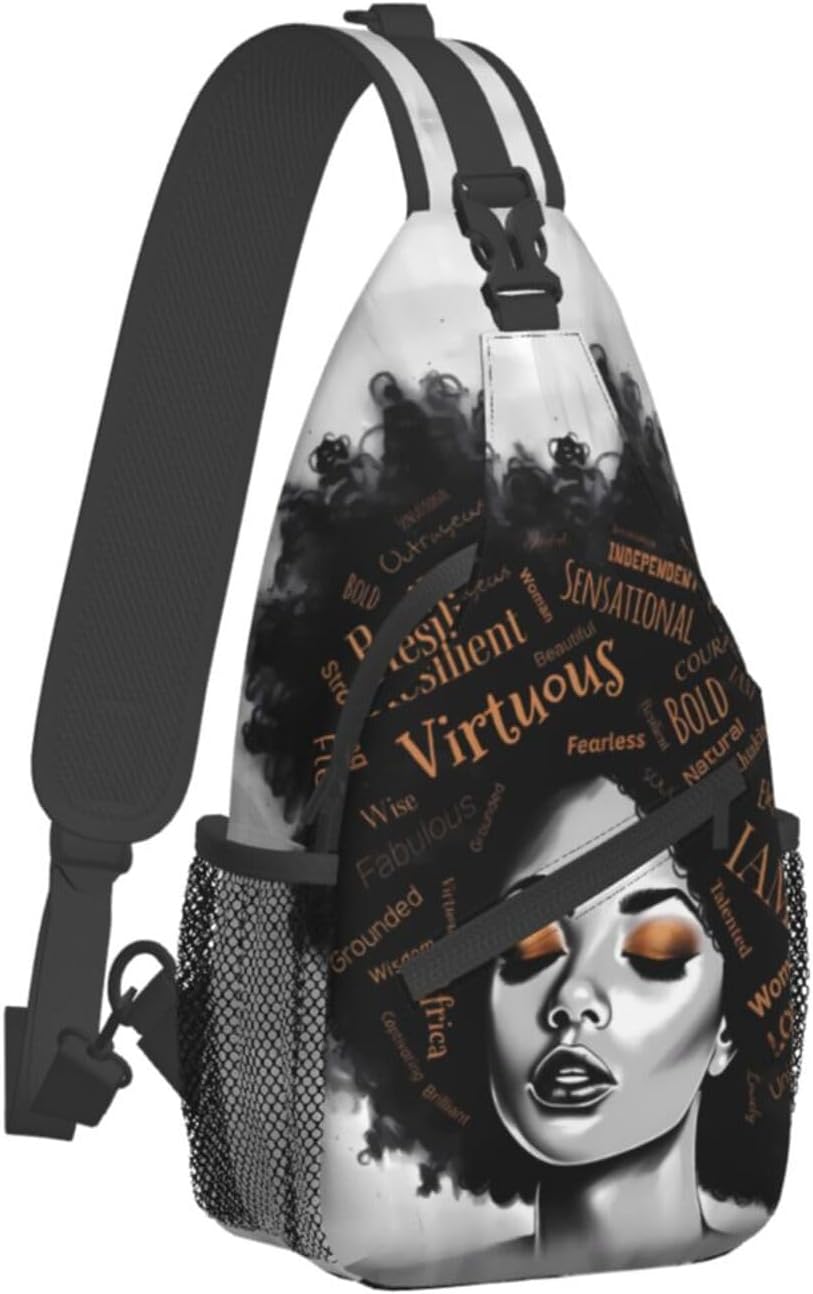 Sling Bag Crossbody Backpack Hiking Travel Daypack Chest Bag Lightweight Shoulder Bag For Women Men Gift