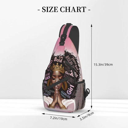 Sling Bag Crossbody Backpack Hiking Travel Daypack Chest Bag Lightweight Shoulder Bag For Women Men Gift