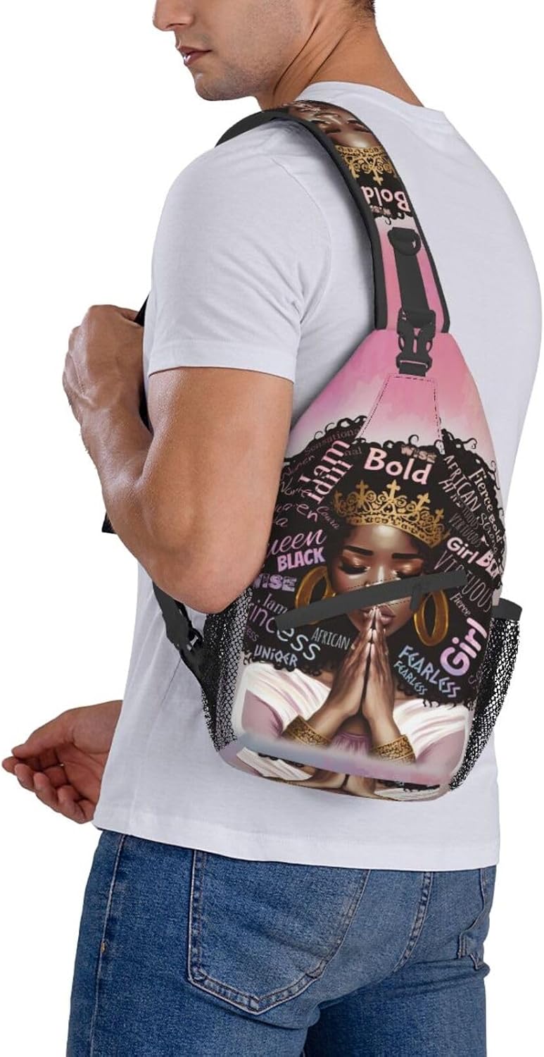 Sling Bag Crossbody Backpack Hiking Travel Daypack Chest Bag Lightweight Shoulder Bag For Women Men Gift