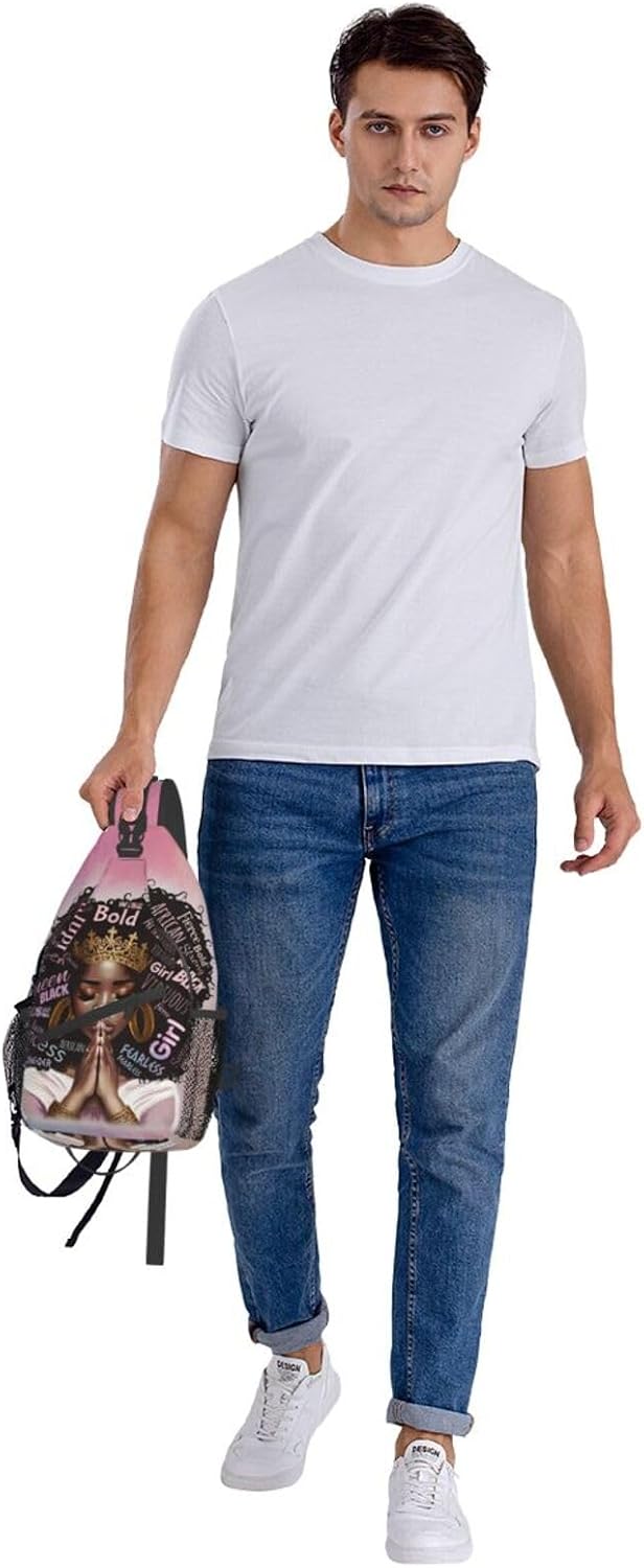 Sling Bag Crossbody Backpack Hiking Travel Daypack Chest Bag Lightweight Shoulder Bag For Women Men Gift