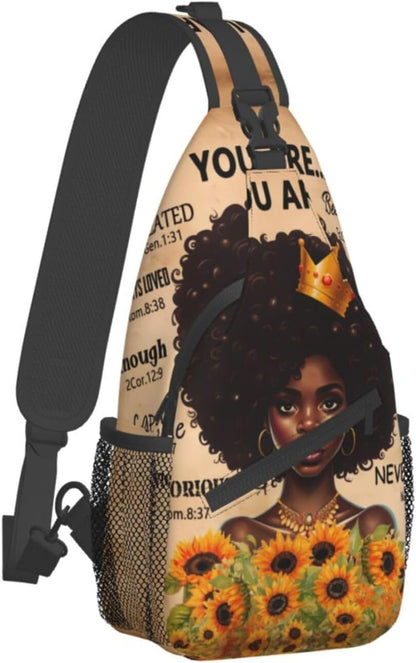 Sling Bag Crossbody Backpack Hiking Travel Daypack Chest Bag Lightweight Shoulder Bag For Women Men Gift