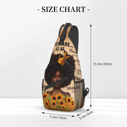 Sling Bag Crossbody Backpack Hiking Travel Daypack Chest Bag Lightweight Shoulder Bag For Women Men Gift