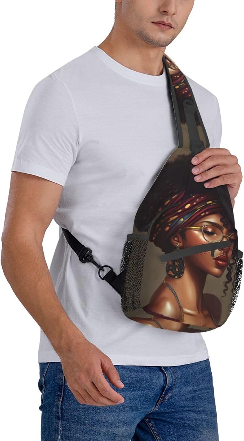 Sling Bag Crossbody Backpack Hiking Travel Daypack Chest Bag Lightweight Shoulder Bag For Women Men Gift
