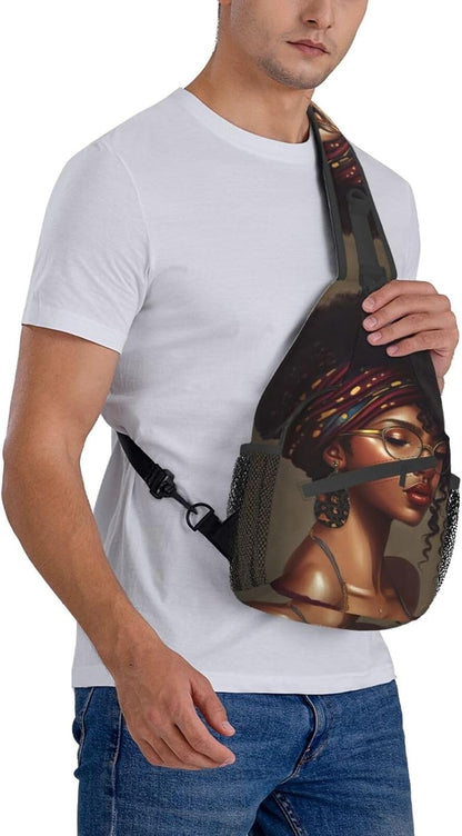 Sling Bag Crossbody Backpack Hiking Travel Daypack Chest Bag Lightweight Shoulder Bag For Women Men Gift