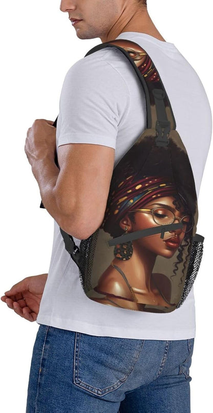 Sling Bag Crossbody Backpack Hiking Travel Daypack Chest Bag Lightweight Shoulder Bag For Women Men Gift