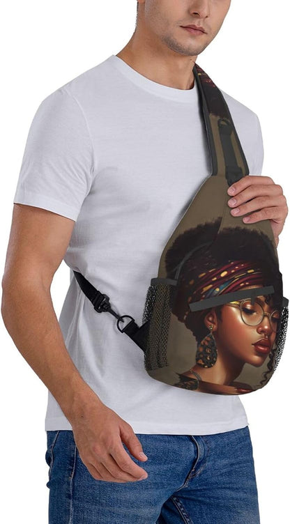 Sling Bag Crossbody Backpack Hiking Travel Daypack Chest Bag Lightweight Shoulder Bag For Women Men Gift