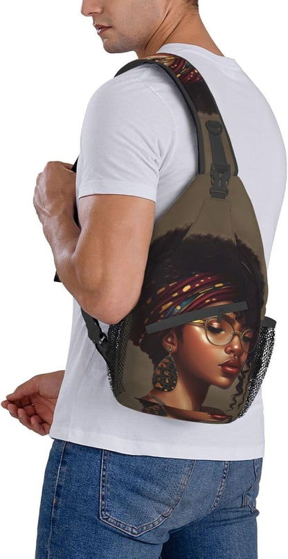 Sling Bag Crossbody Backpack Hiking Travel Daypack Chest Bag Lightweight Shoulder Bag For Women Men Gift