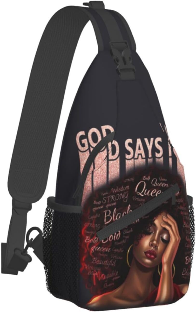 Sling Bag Crossbody Backpack Hiking Travel Daypack Chest Bag Lightweight Shoulder Bag For Women Men Gift