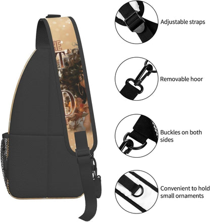 Sling Bag Crossbody Backpack Hiking Travel Daypack Chest Bag Lightweight Shoulder Bag For Women Men Gift