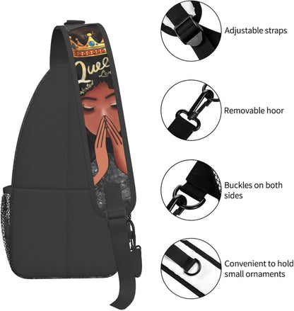 Sling Bag Crossbody Backpack Hiking Travel Daypack Chest Bag Lightweight Shoulder Bag For Women Men Gift