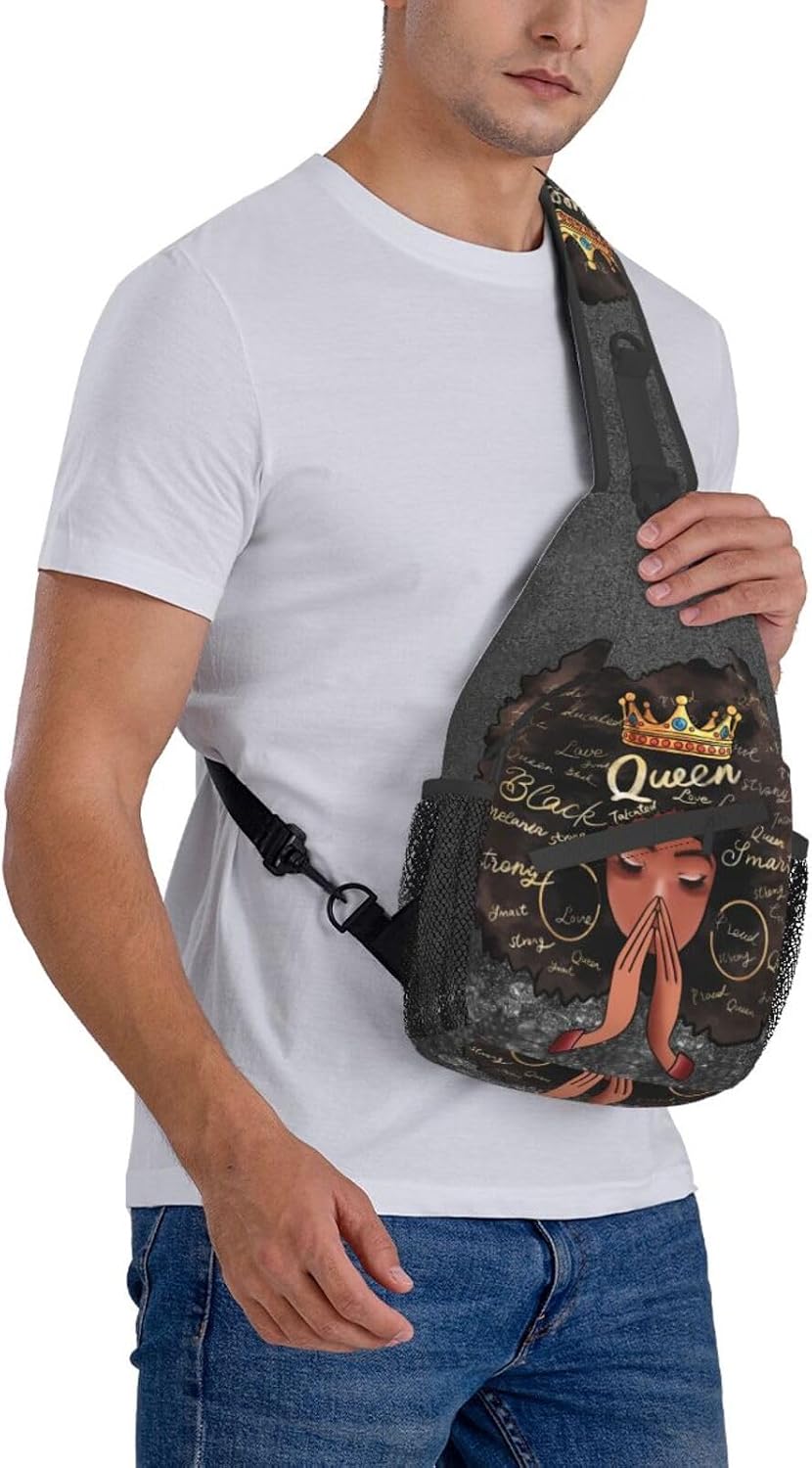 Sling Bag Crossbody Backpack Hiking Travel Daypack Chest Bag Lightweight Shoulder Bag For Women Men Gift