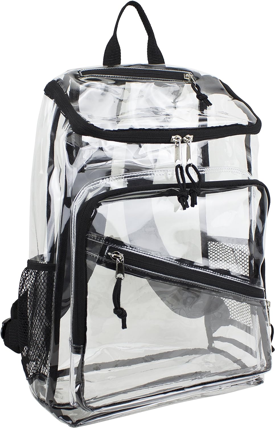 Clear Bag for Work Shopping Bags for Women Transparent PVC Clear Gym Bag See Through Heavy Duty Backpack Book Bag