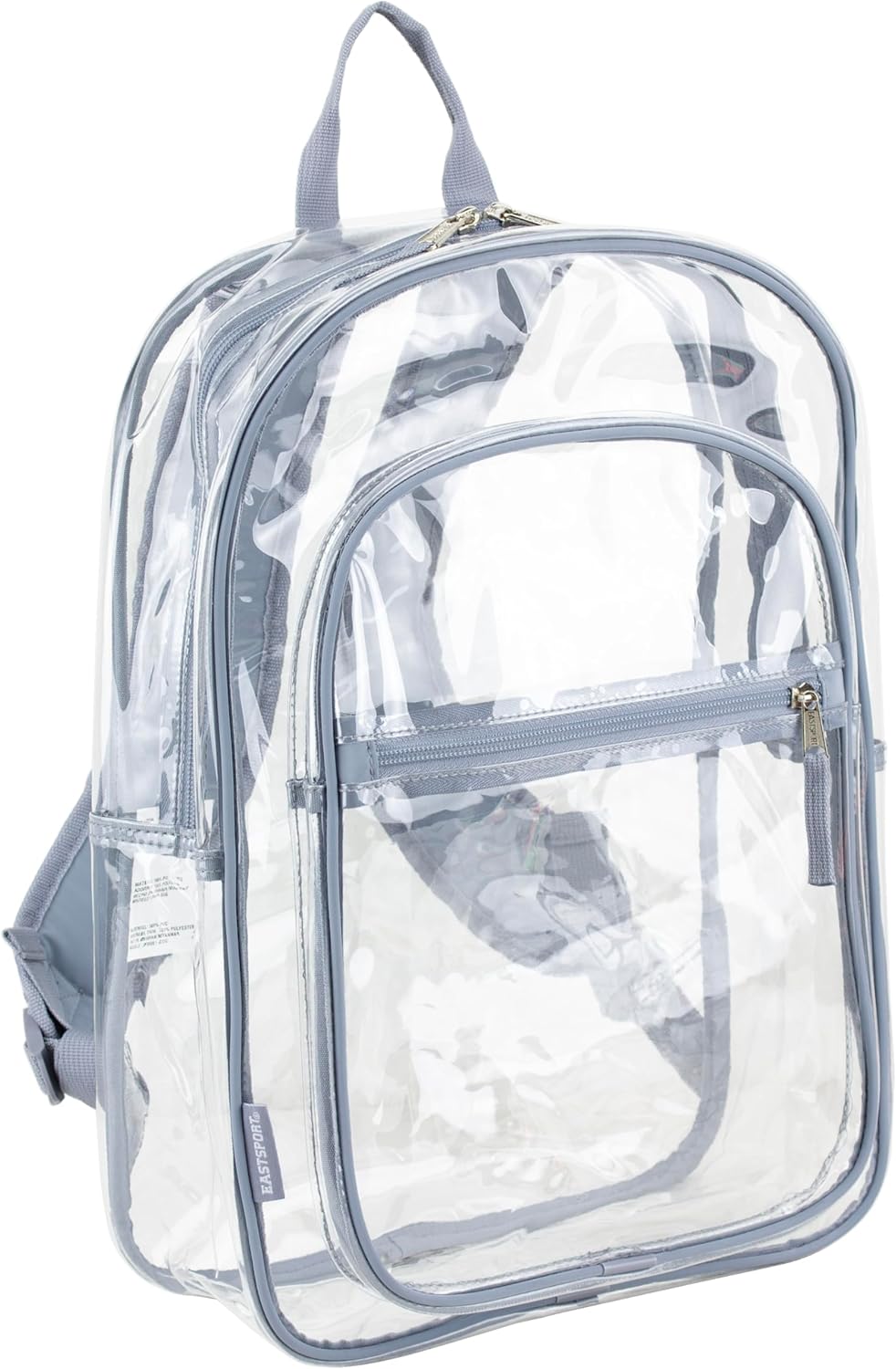 Clear Bag for Work Shopping Bags for Women Transparent PVC Clear Gym Bag See Through Heavy Duty Backpack Book Bag