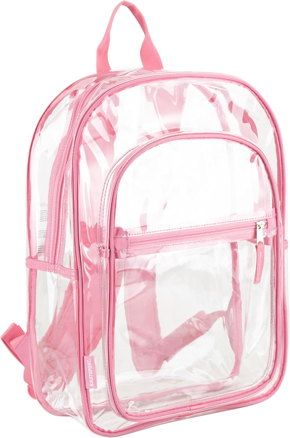 Clear Bag for Work Shopping Bags for Women Transparent PVC Clear Gym Bag See Through Heavy Duty Backpack Book Bag
