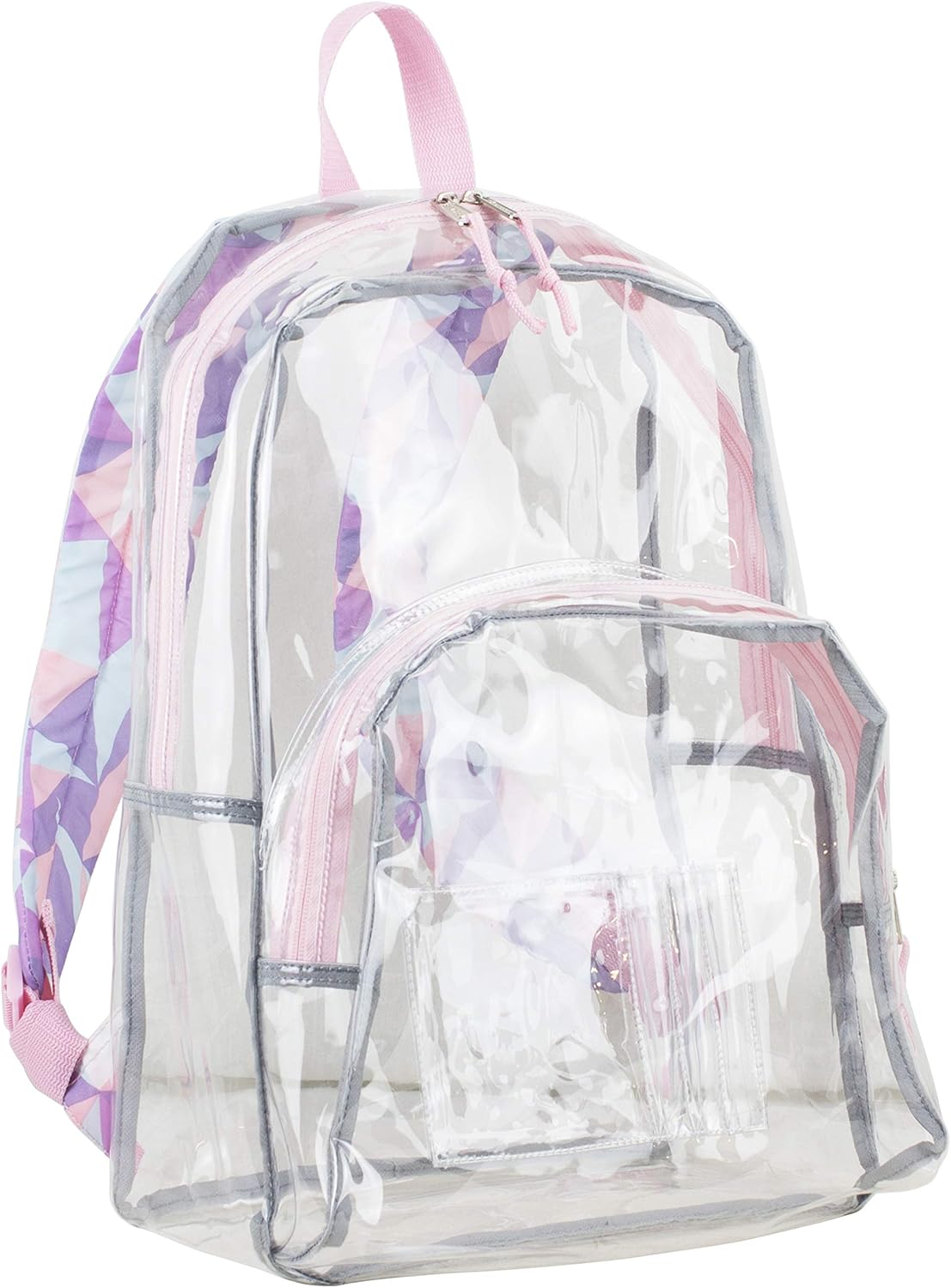 Clear Bag for Work Shopping Bags for Women Transparent PVC Clear Gym Bag See Through Heavy Duty Backpack Book Bag
