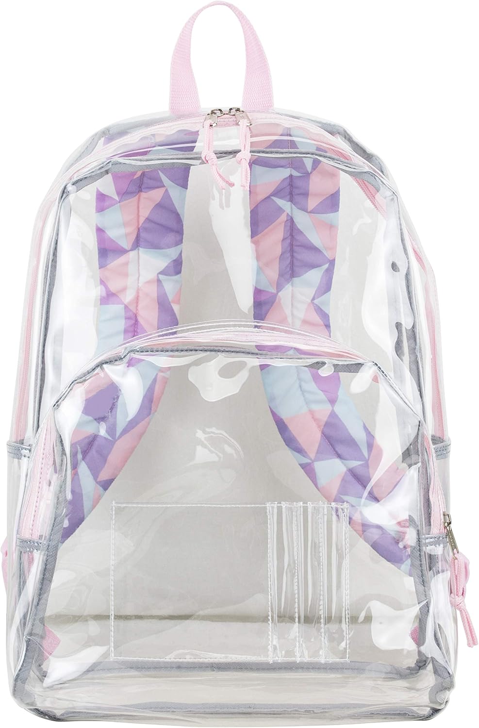 Clear Bag for Work Shopping Bags for Women Transparent PVC Clear Gym Bag See Through Heavy Duty Backpack Book Bag
