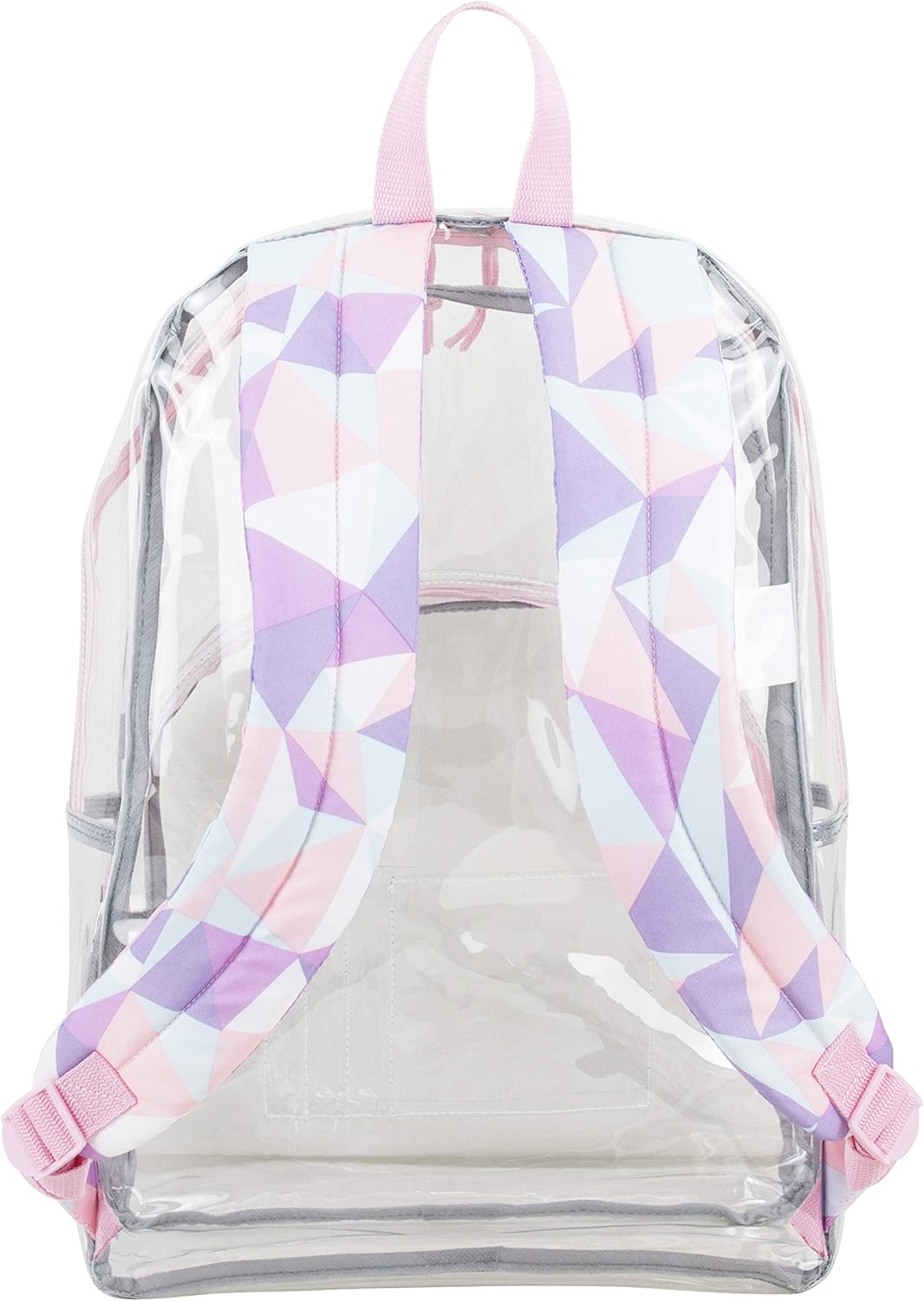 Clear Bag for Work Shopping Bags for Women Transparent PVC Clear Gym Bag See Through Heavy Duty Backpack Book Bag