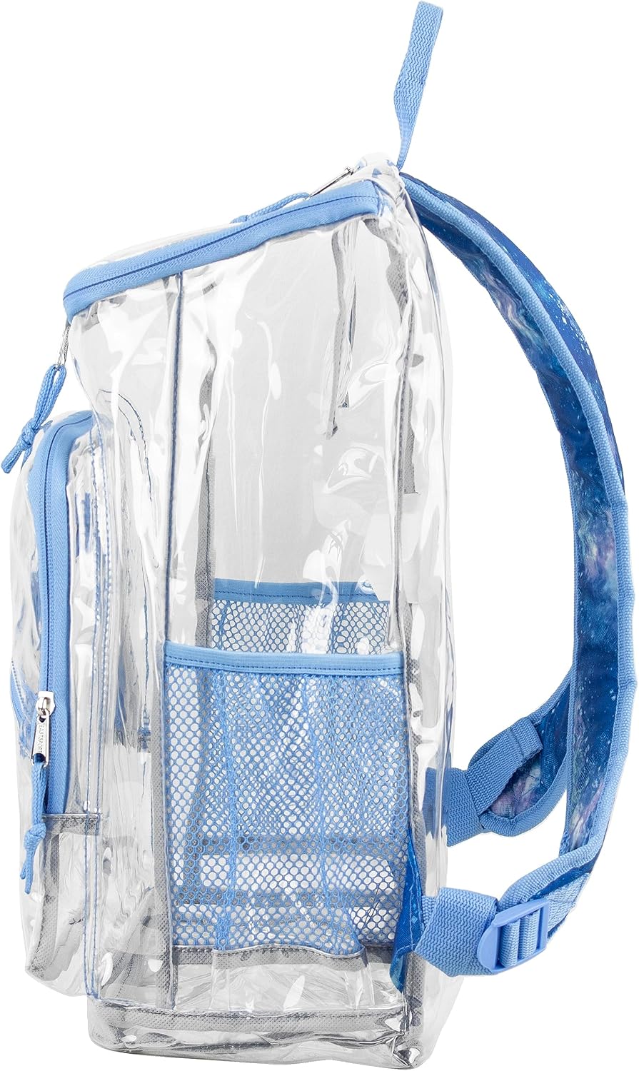 Clear Bag for Work Shopping Bags for Women Transparent PVC Clear Gym Bag See Through Heavy Duty Backpack Book Bag