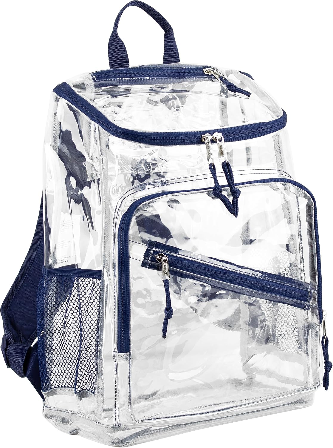 Clear Bag for Work Shopping Bags for Women Transparent PVC Clear Gym Bag See Through Heavy Duty Backpack Book Bag
