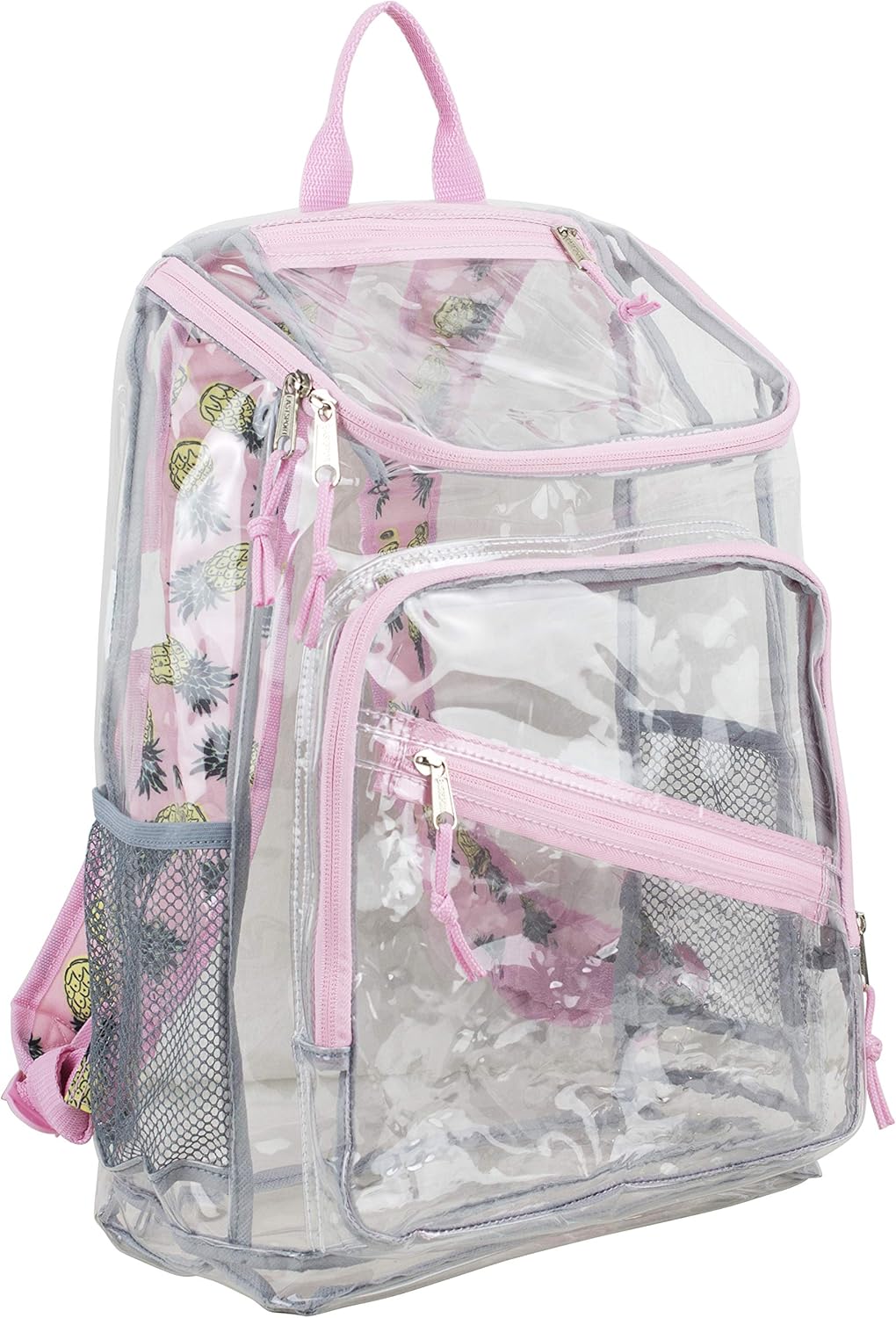Clear Bag for Work Shopping Bags for Women Transparent PVC Clear Gym Bag See Through Heavy Duty Backpack Book Bag