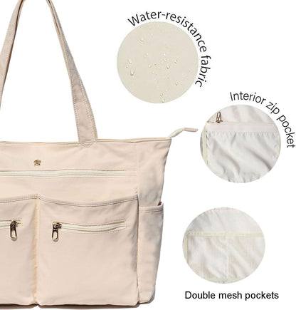 Weekender Bag Carry On Bag Overnight Tote Travel Duffle with 13 Pockets for Travel,Work，Gym,Beach,Teacher,Nurse