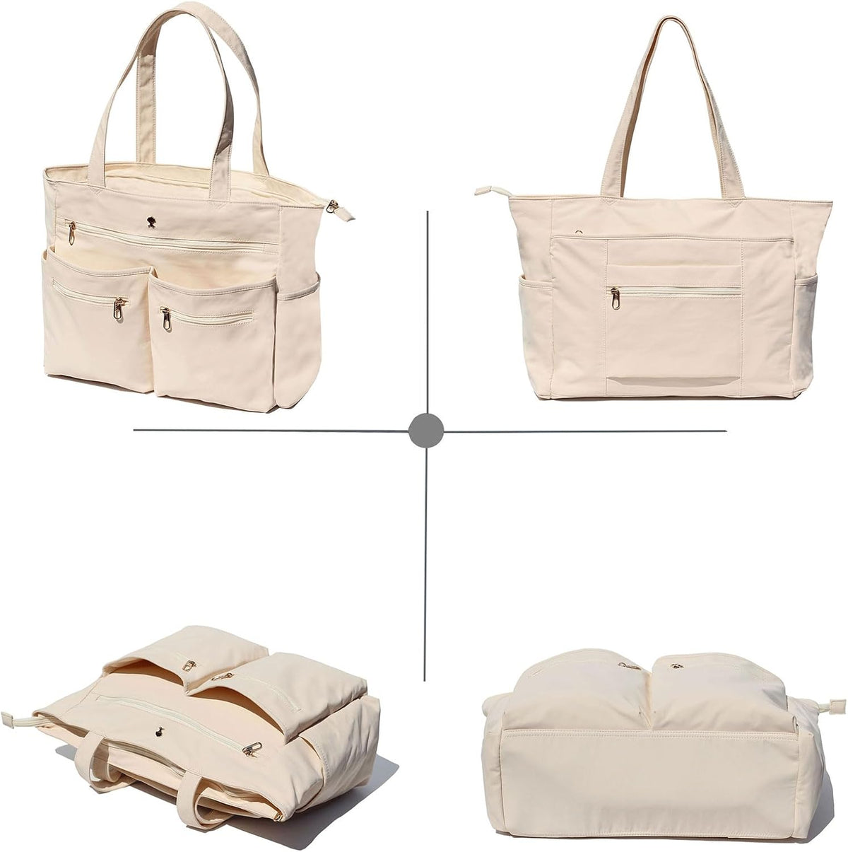 Weekender Bag Carry On Bag Overnight Tote Travel Duffle with 13 Pockets for Travel,Work，Gym,Beach,Teacher,Nurse