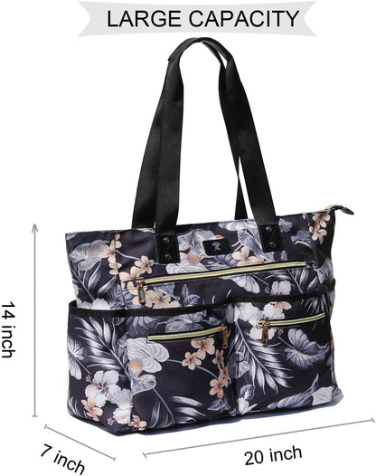 Weekender Bag Carry On Bag Overnight Tote Travel Duffle with 13 Pockets for Travel,Work，Gym,Beach,Teacher,Nurse