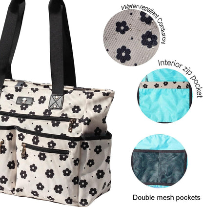 Weekender Bag Carry On Bag Overnight Tote Travel Duffle with 13 Pockets for Travel,Work，Gym,Beach,Teacher,Nurse