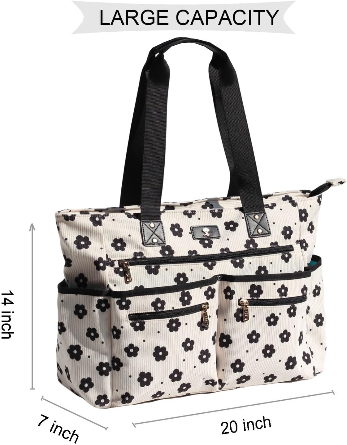 Weekender Bag Carry On Bag Overnight Tote Travel Duffle with 13 Pockets for Travel,Work，Gym,Beach,Teacher,Nurse