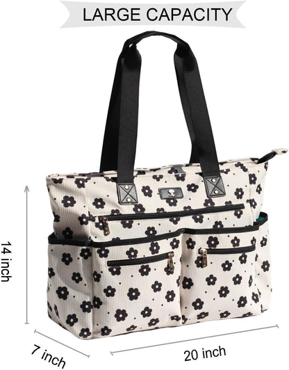 Weekender Bag Carry On Bag Overnight Tote Travel Duffle with 13 Pockets for Travel,Work，Gym,Beach,Teacher,Nurse