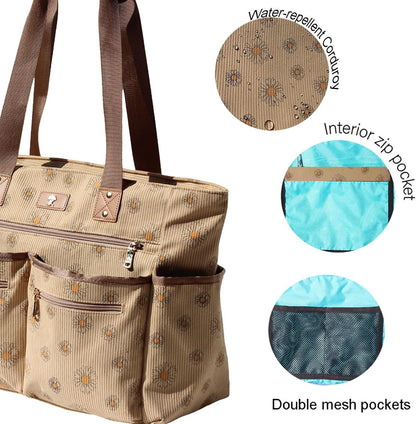 Weekender Bag Carry On Bag Overnight Tote Travel Duffle with 13 Pockets for Travel,Work，Gym,Beach,Teacher,Nurse