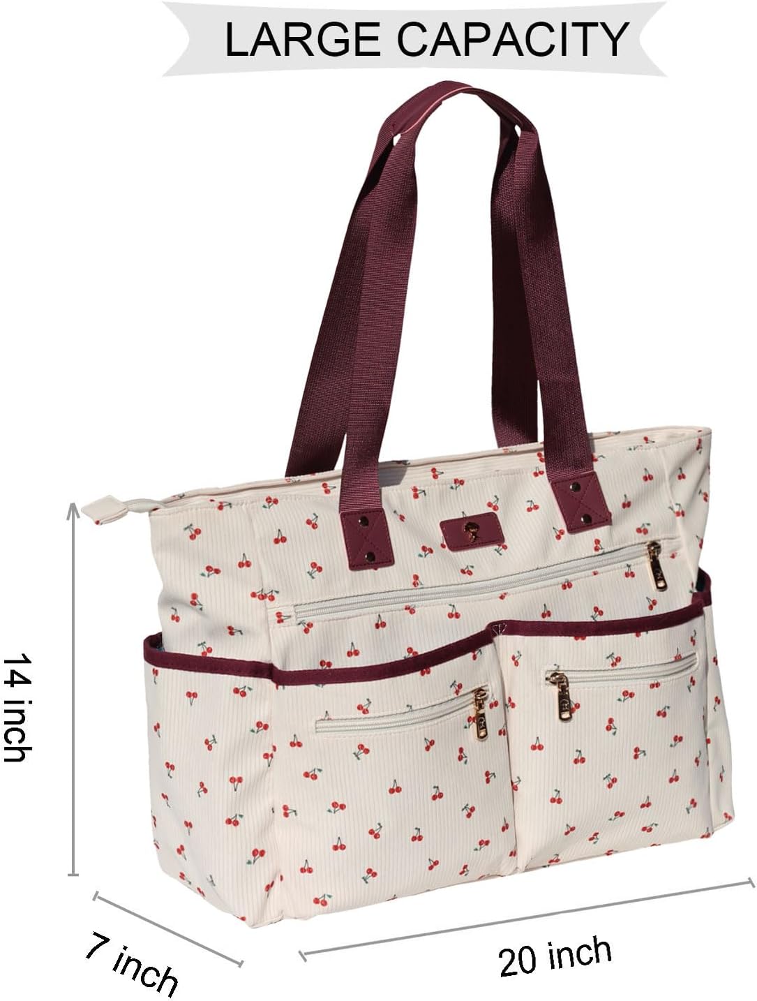 Weekender Bag Carry On Bag Overnight Tote Travel Duffle with 13 Pockets for Travel,Work，Gym,Beach,Teacher,Nurse