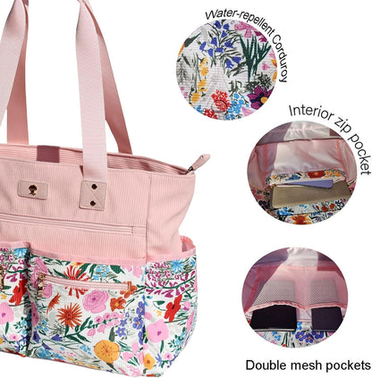 Weekender Bag Carry On Bag Overnight Tote Travel Duffle with 13 Pockets for Travel,Work，Gym,Beach,Teacher,Nurse