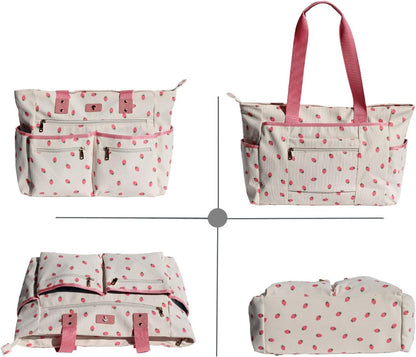 Weekender Bag Carry On Bag Overnight Tote Travel Duffle with 13 Pockets for Travel,Work，Gym,Beach,Teacher,Nurse