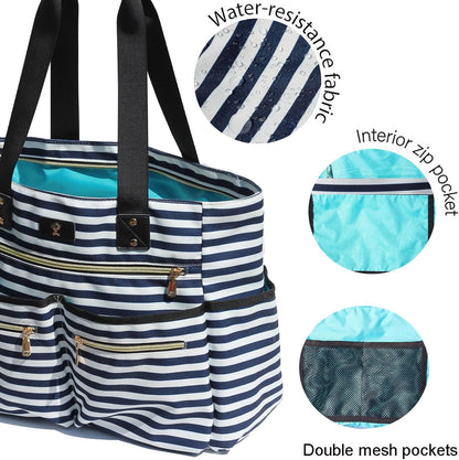 Weekender Bag Carry On Bag Overnight Tote Travel Duffle with 13 Pockets for Travel,Work，Gym,Beach,Teacher,Nurse