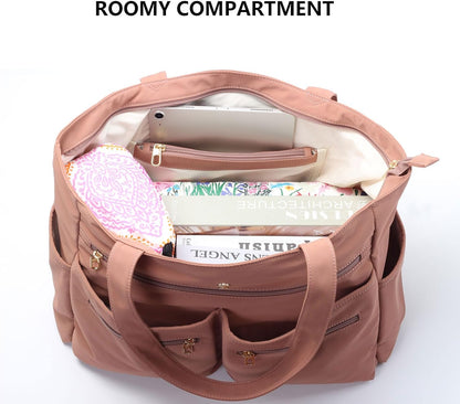 Weekender Bag Carry On Bag Overnight Tote Travel Duffle with 13 Pockets for Travel,Work，Gym,Beach,Teacher,Nurse