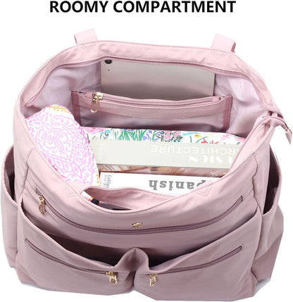 Weekender Bag Carry On Bag Overnight Tote Travel Duffle with 13 Pockets for Travel,Work，Gym,Beach,Teacher,Nurse
