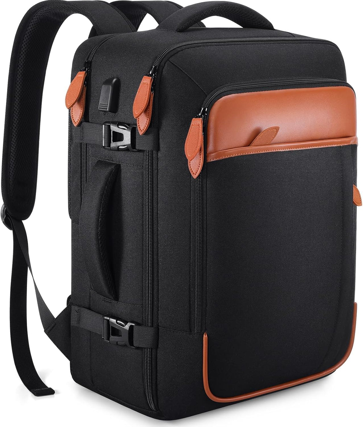 Travel Backpack, 17Inch Laptop Backpack, Carry-on Approved Bag for Men & Women, Waterproof Luggage with Packing Cubes, Shoe Pocket, Personal Item Size for Flights