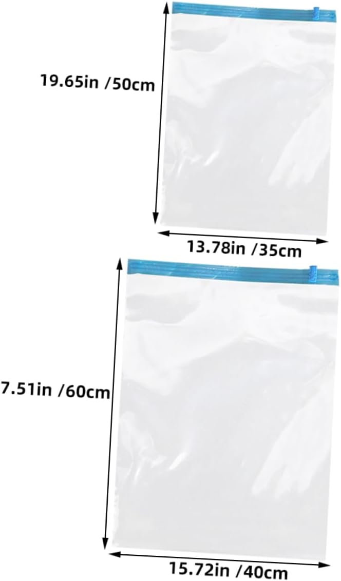 12pcs Maximize Space Reusable Vacuum Compression Bags Travel Packing Suitcase Storage Roll up Packing Bags for Clothing No Pump Required