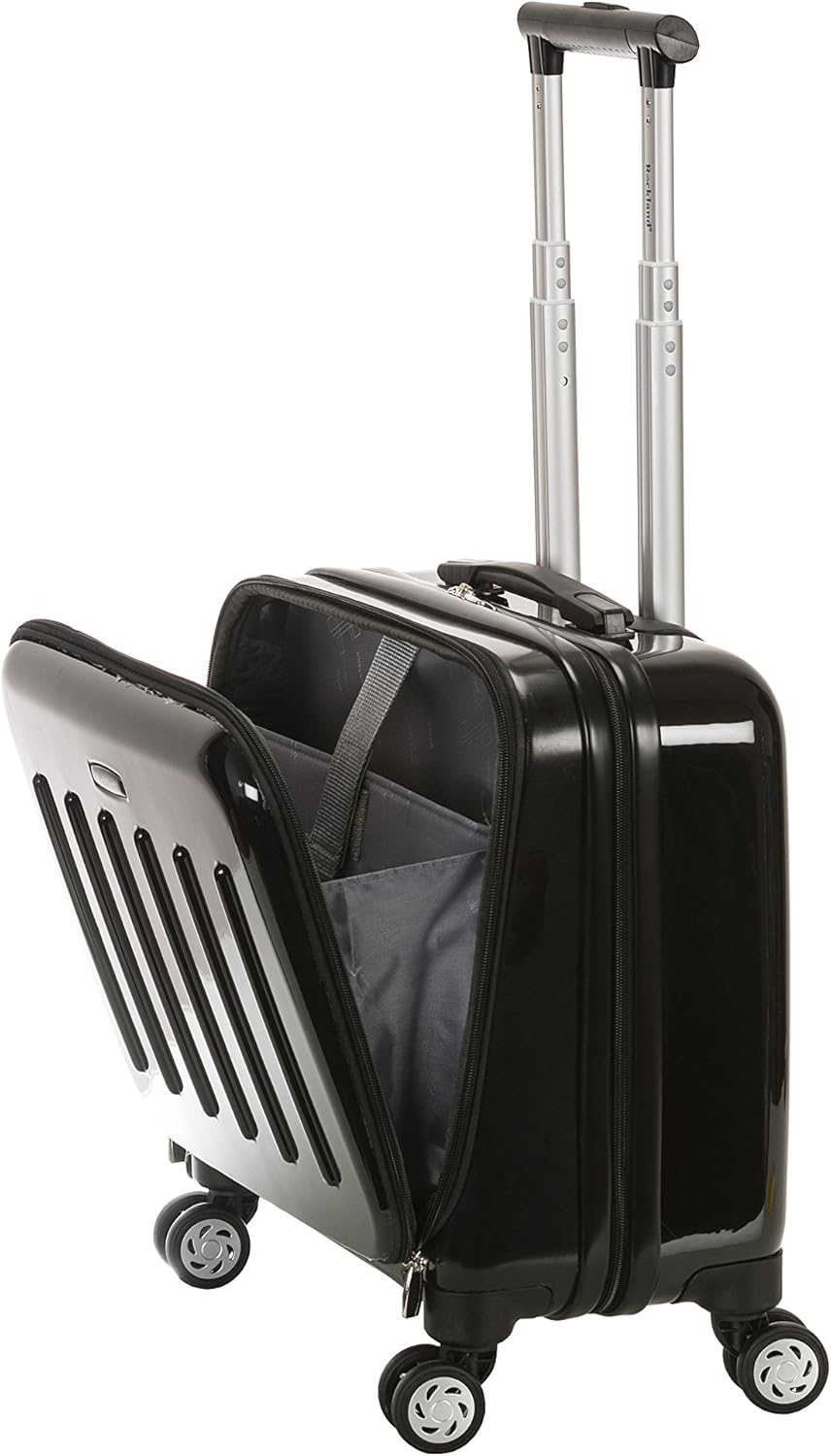 Revolution Hardside Rolling Computer Case, Blue, Carry-On 17-Inch