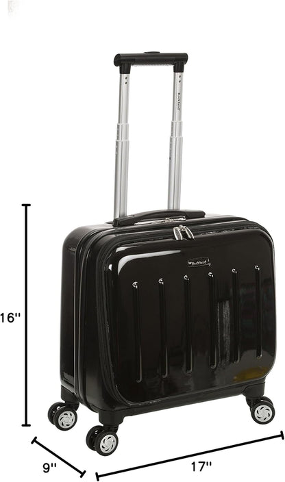 Revolution Hardside Rolling Computer Case, Blue, Carry-On 17-Inch