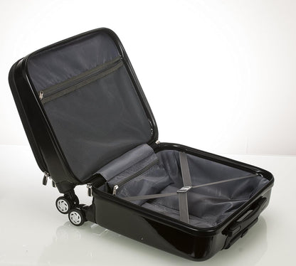 Revolution Hardside Rolling Computer Case, Blue, Carry-On 17-Inch