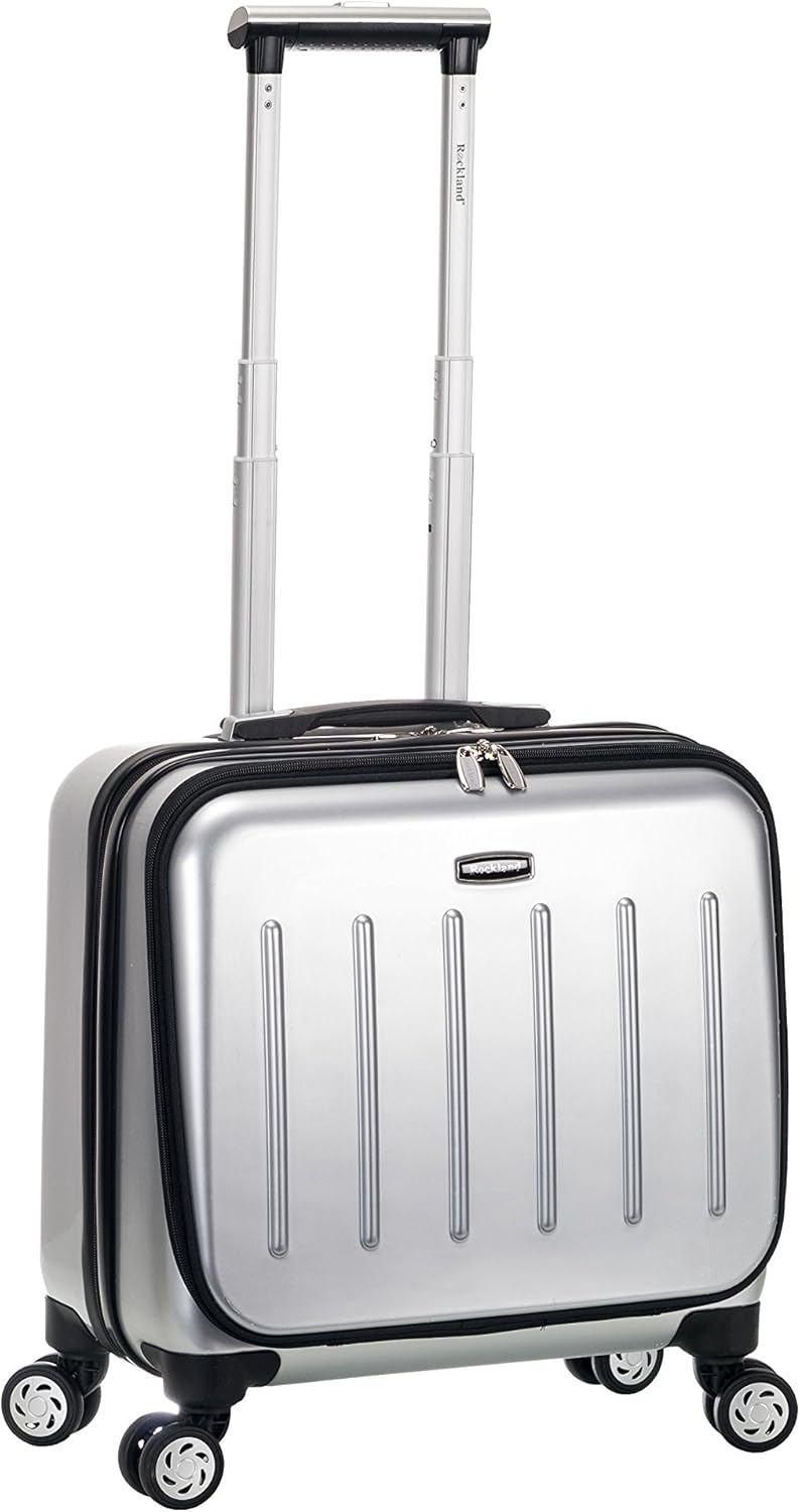 Revolution Hardside Rolling Computer Case, Blue, Carry-On 17-Inch