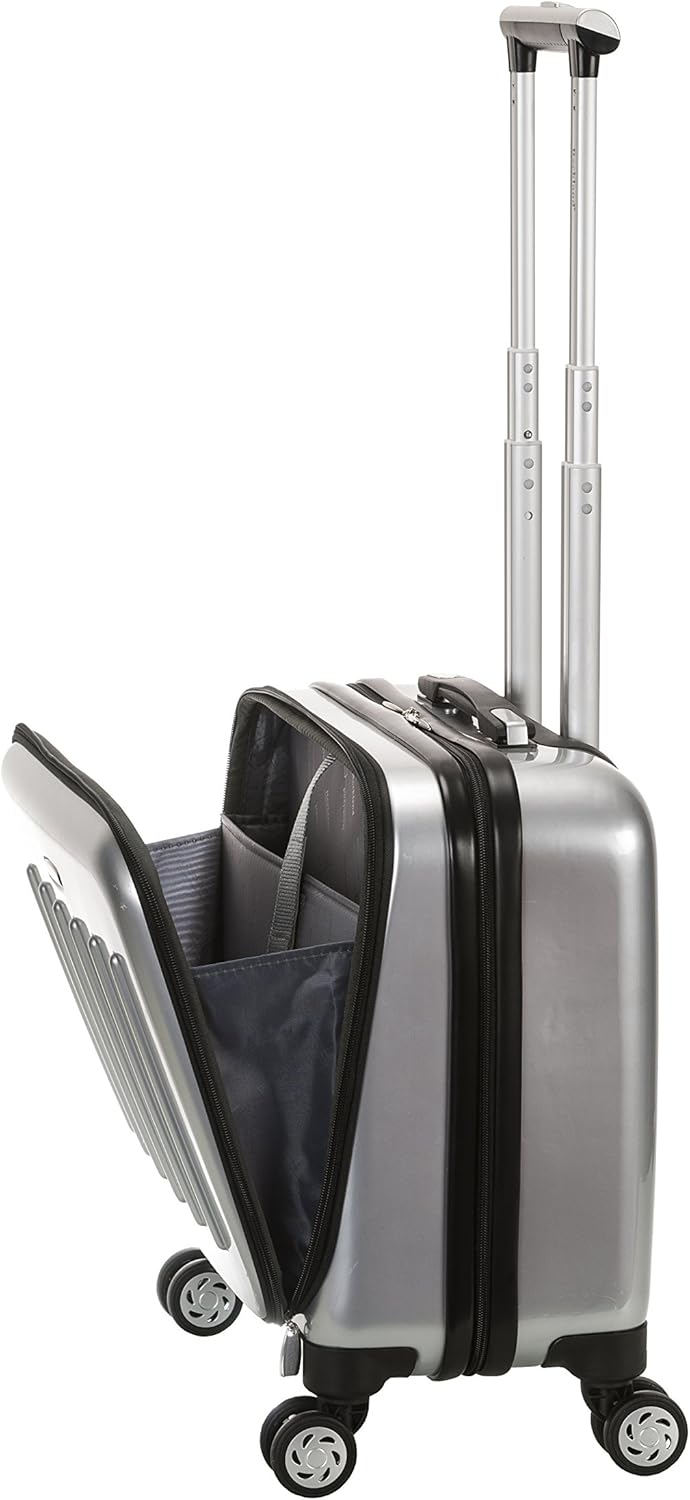 Revolution Hardside Rolling Computer Case, Blue, Carry-On 17-Inch