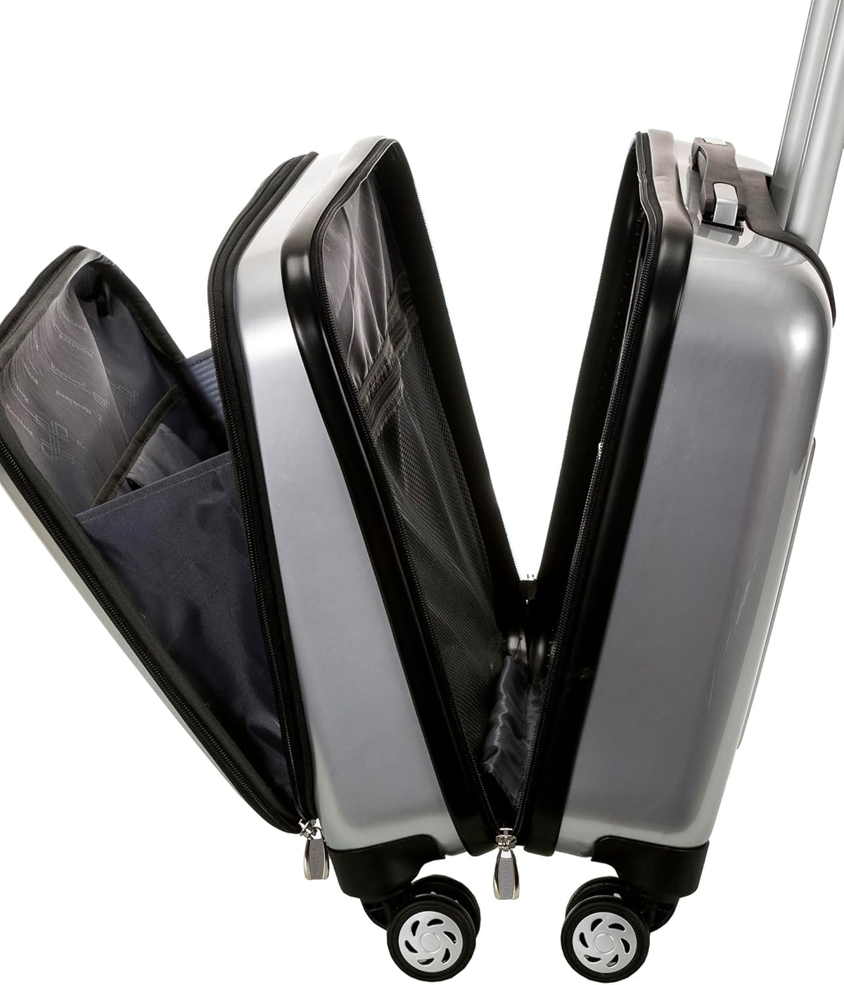 Revolution Hardside Rolling Computer Case, Blue, Carry-On 17-Inch