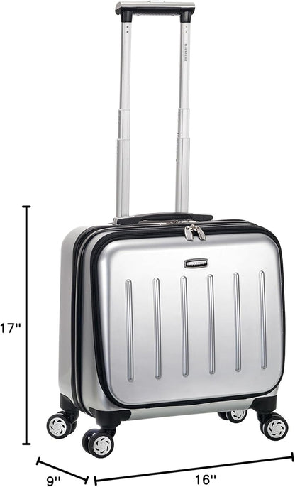 Revolution Hardside Rolling Computer Case, Blue, Carry-On 17-Inch