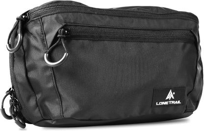 Subcompact Concealed Carry Fanny Pack for Men | Adjustable ccw fanny pack for Men Hiking and Travel, Quick Access to Back Pockets- Tactical Waist Packs w/Fully Adjustable Main & Extra Strap