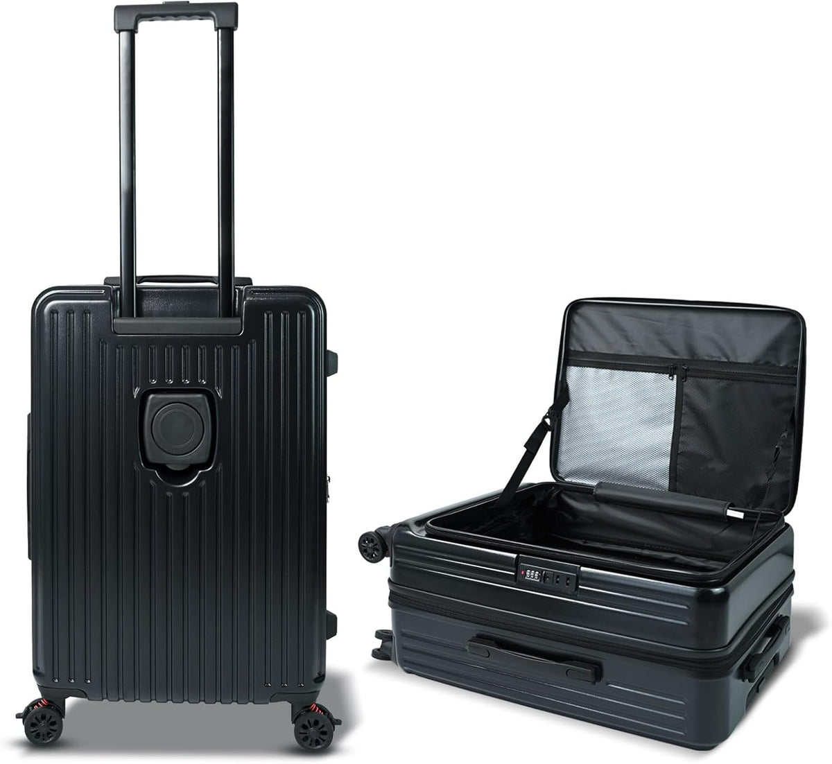 Carry on Luggage 20 inch Airline Approved, Carry on Suitcases with Wheels, Expandable Suitcase with YKK zipper, Top Open Design Luggage with Spinner wheels, Perfect for Gift, Blue Luggage.