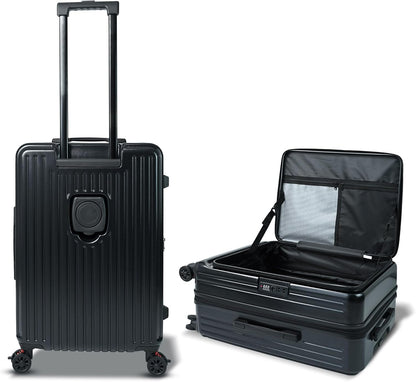 Carry on Luggage 20 inch Airline Approved, Carry on Suitcases with Wheels, Expandable Suitcase with YKK zipper, Top Open Design Luggage with Spinner wheels, Perfect for Gift, Blue Luggage.