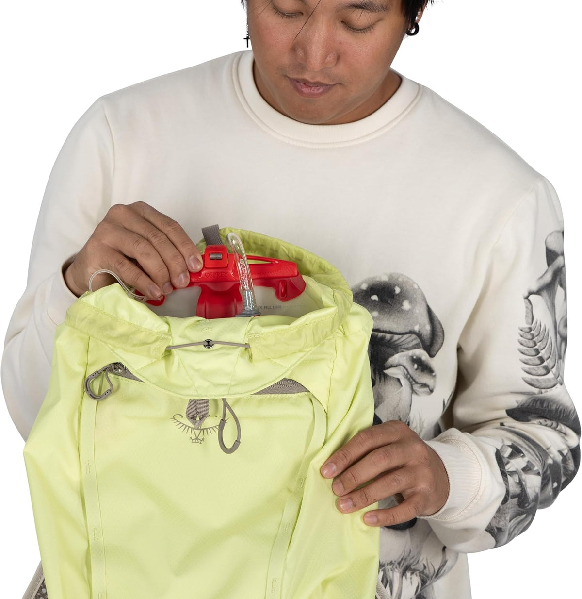 Daylite Cinch Backpack - Lightweight Travel Bag for Hikes, Festivals, and Everyday, Seaweed Green Amazon Exclusive